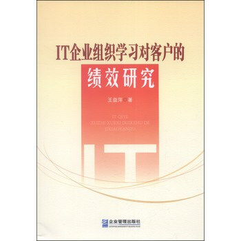 IT企业组织学习对客户的绩效研究 王益萍 企业