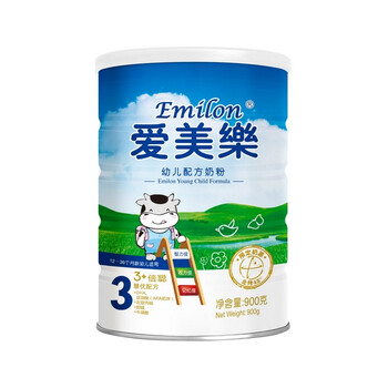 味全 优+3幼儿成长配方奶粉900G小组,味全 优