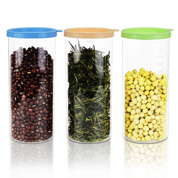 爱安贝 玻璃密封保鲜罐三件套 食品泡菜容器  700ml*3 LQ-167