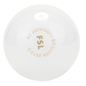 
                                        
                                        佛山照明（FSL）LED节能灯泡5W大口E27日光色6500K 水晶系列 5支装                
