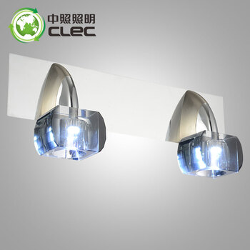 中照CLEC led镜前灯 现代简约浴室卫生间壁灯化妆灯 卫浴灯 WJ906001 WJ906001-2头