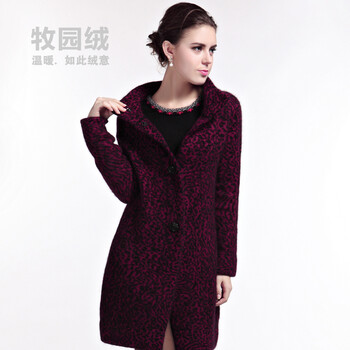 2014春装 产自鄂尔多斯<em>貂绒大衣</em>2013冬厚女士