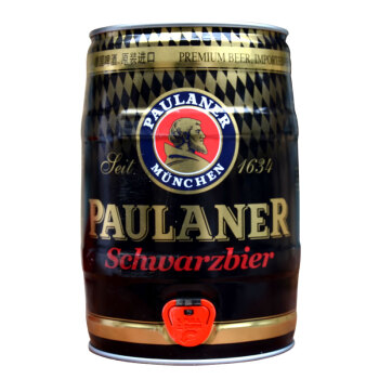 德国啤酒原装进口 慕尼黑paulaner柏龙黑啤酒 5L桶