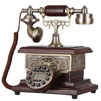 佳话坊仿古电话机座机复古欧式家用来电显示固定新款创意有绳包邮