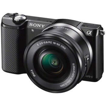 索尼（SONY） ILCE-5000L/α5000 微单单镜套机 黑色 （E PZ 16-50mm F3.5-5.6 OSS）