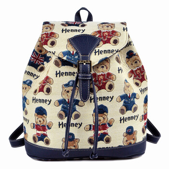 HenneyBear轩尼<em>小熊</em> 休闲<em>双肩包</em>女包 轩尼<em>小熊</em>