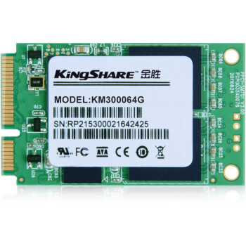 金胜（Kingshare） M300系列 64G MSATA固态硬盘 （KM300064SSD）