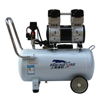 海捷豹3540静音无油空压机1.1KW小型气泵木