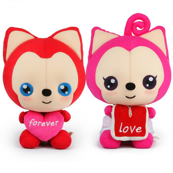 阿狸公仔35CM纳米粒子发声阿狸录音桃子毛绒