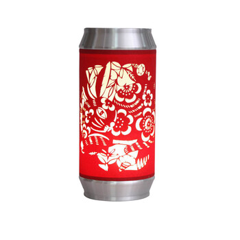 高度皮绒雕花生肖装饰台灯创意时尚中国风婚庆 生日装饰灯具 兔