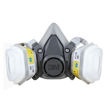 3M 6200+6002防毒面具 酸性有机气体防护7件