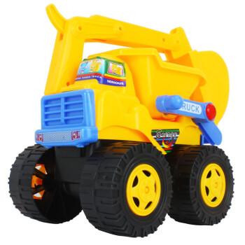 建雄 大型工程车沙滩玩具 大号挖土机儿童玩具