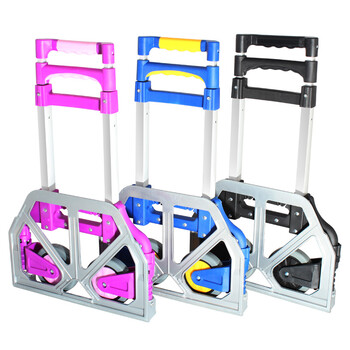 百佳宜 折叠行李车 手拉车 黑色在京东商城的价