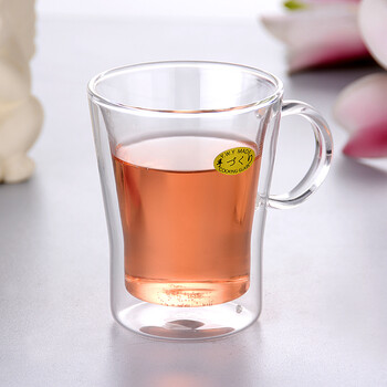 
                                                                                一屋窑 耐高温玻璃茶具玻璃杯双层防烫茶杯水杯办公杯                