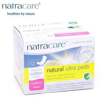 英国Natracare奈卡有机棉超薄无护翼卫生巾加