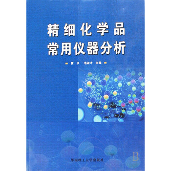 精细化学品常用仪器分析 黄洪 华南理工大学出