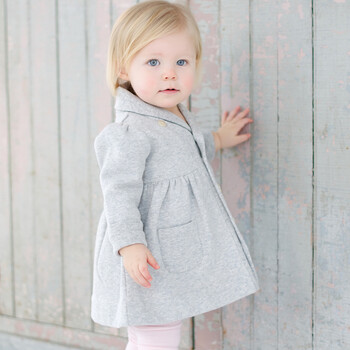 京东亲子日】davebella 2014春装公主范女宝宝开衫