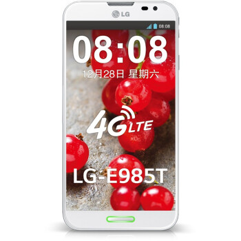 LG E985T 4G手机（白色） TD-LTE/TD-SCDMA/GSM