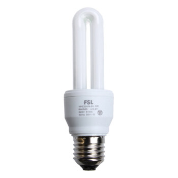 
                                        
                                                                                佛山照明（FSL）节能灯泡灯管大螺口小灯泡日光灯T4-2U-8W-E27白光6500K  4只装                