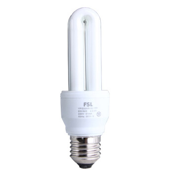 
                                        
                                                                                佛山照明（FSL）节能灯泡灯管大螺口小灯泡日光灯T4-2U-8W-E27白光6500K  4只装                