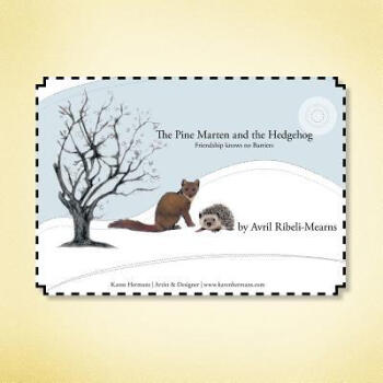 the pine marten and the hedgehog: friendsh.