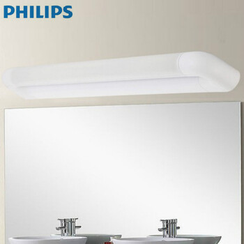 
                                                            飞利浦（PHILIPS） LED镜前灯浴室卫生间简约镜柜灯防水防雾化妆灯壁灯装饰灯 靓丽 31165新款靓丽LED11W 暖白光                