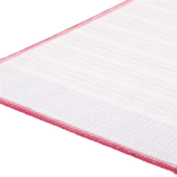 素雅特（SUYATE）彩条家居地垫 防滑吸水除尘门垫 48*78cm 1104-001 红色