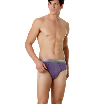 Jockey居可衣 2012春夏新品 男式棉莫代尔三角裤 JJ11281315 223灰紫色 XXL