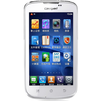 酷派（Coolpad）7260 3G手机（纯白）WCDMA/GSM 双网双待 联通定制