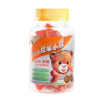 乐佳拉米小熊DHA软糖明目型（香橙味）90粒