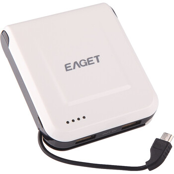 忆捷（EAGET）捷能PM5 7800MA 移动电源 （白色）