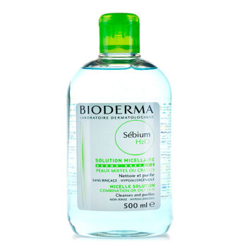 贝德玛Bioderma舒妍卸妆水洁肤液500ml 绿色