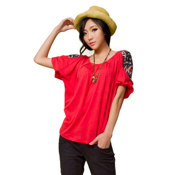 Basic House百家好 夏装韩版女式T恤HLTS326B 藏青色 165/68A/L