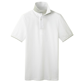 Giordano佐丹奴 Polo 男撞色边小立领修身POLO 01012001 雪 L