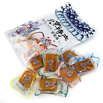 御食园北京特产老北京味儿系列之--豌豆黄400g+羊羹400g清凉祛暑，口感香甜细腻~~