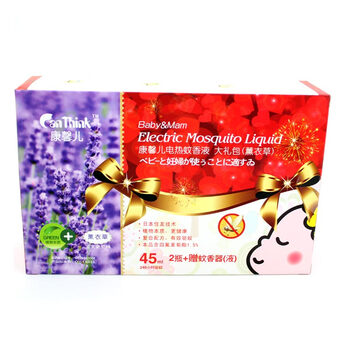 康馨儿canthink 夏季驱蚊用品电热蚊香液礼包（薰衣草)