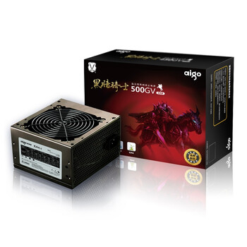 爱国者（aigo）黑暗骑士500GV 电源（额定350W/12CM风扇）