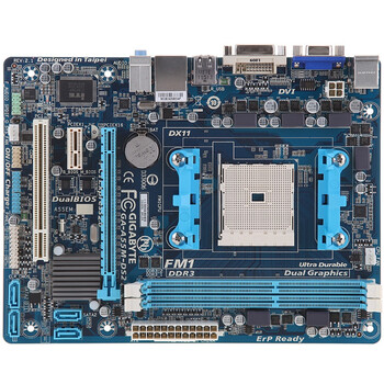 技嘉（GIGABYTE）GA-A55M-DS2 rev2.1主板(AMD A55 /Socket FM1)