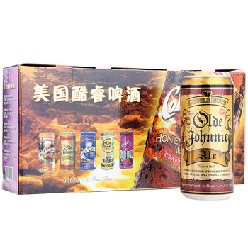 美国 Cold Spring酷睿老约翰窖藏红啤酒946ML*5听