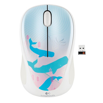 罗技（Logitech）M235无线光电鼠标2代 升级为优联技术 鲸鱼合唱团