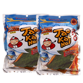 泰国TaoKaeNoi小老板脆紫菜海鲜味40g*2袋
