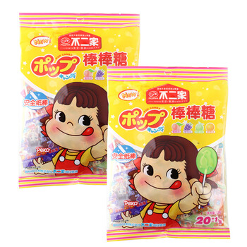 不二家果味棒棒糖20支125g*2 ¥18.8