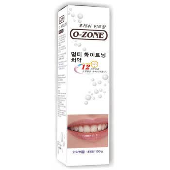 韩国O-ZONE全效美白牙膏
