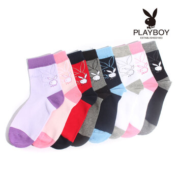 PLAYBOY 花花公子 学生女袜2245 深灰 均码