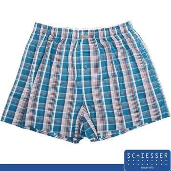舒雅 schiesser 男士家居服/阿罗裤/休闲短裤/平角 39/1571 6578海口蓝 XXL