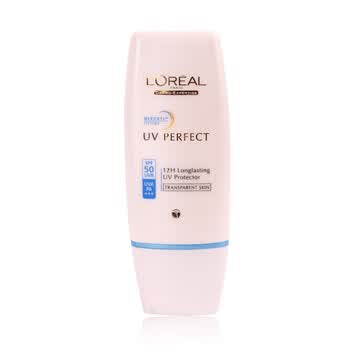 L'oreal欧莱雅完美防晒隔离乳30ML SPF50(白色)