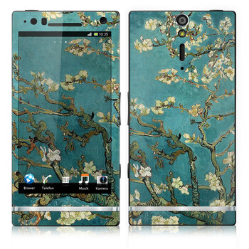 IdeaSkin 索尼 LT26i/Xperia S/Xperia Arc HD 皮肤 盛开的杏仁花 外壳保护套皮贴膜 BDGC362023