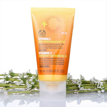 The Body Shop TBS美体小铺 VC维生素C防晒修护霜(SPF30) 50ml 防晒修复隔离