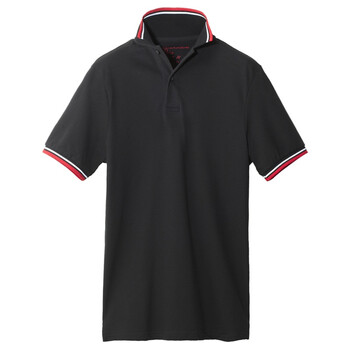 Giordano佐丹奴 Polo 男撞色边小立领修身POLO 01012001 黑色 M