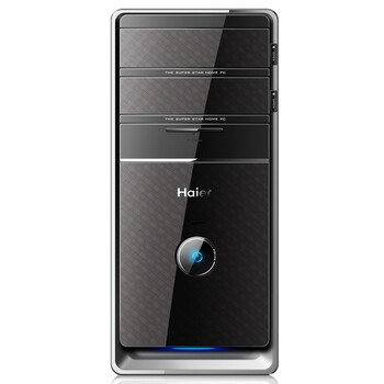 海尔（Haier）乐家家E5-Z205台式主机（E3500 2G 500GB 512MB独显 DVD 键鼠 Linux）